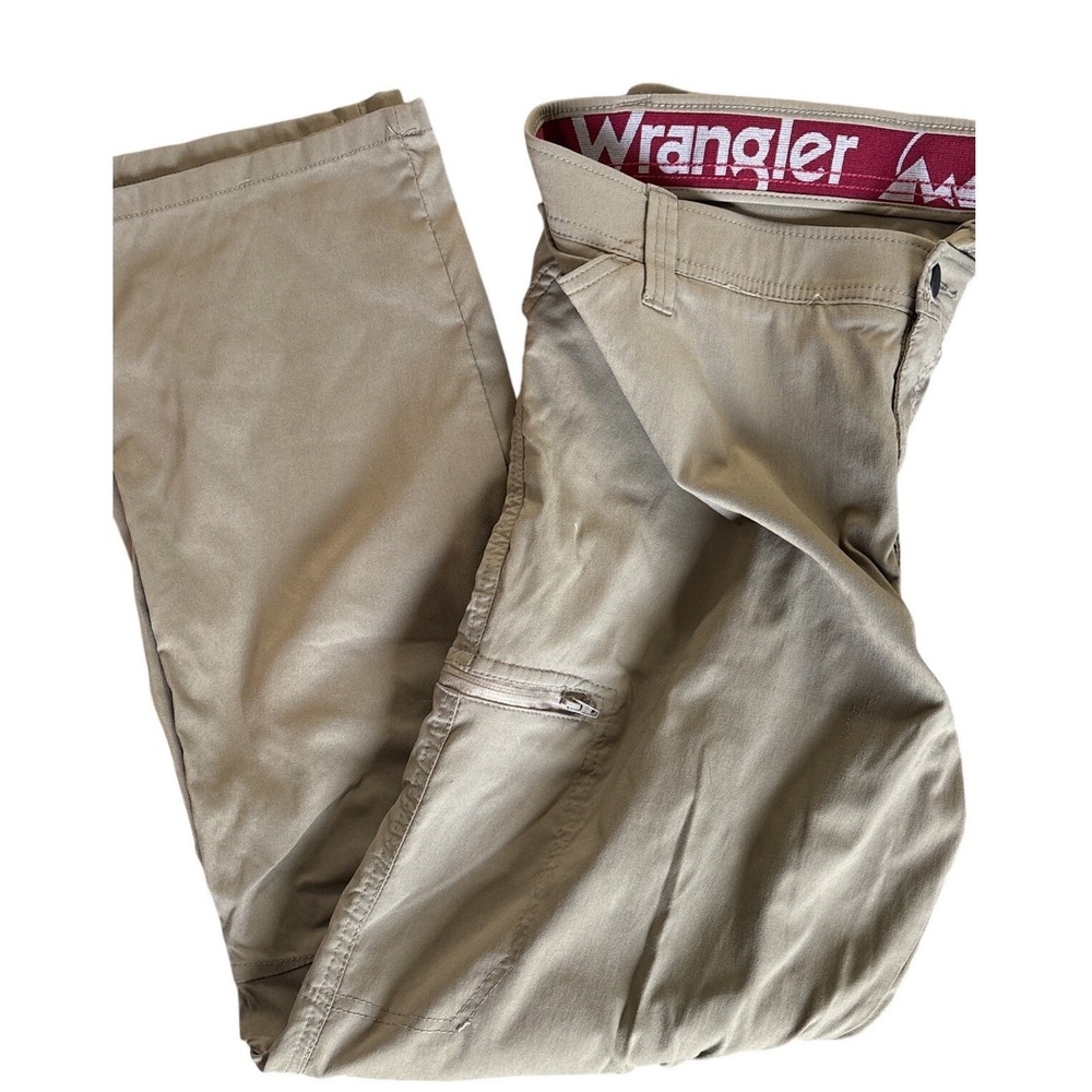 Wrangler Mens Outdoor Stretch‎ Cargo Pants Khaki Tan 10NW788FR 40x30
